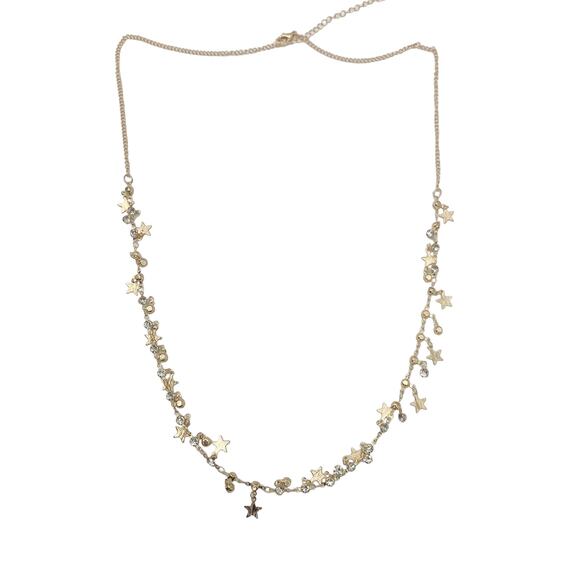 2/$30 Belly Chain Waist Chain Gold Tone NEW Stars Rhinestones - Picture 5 of 6